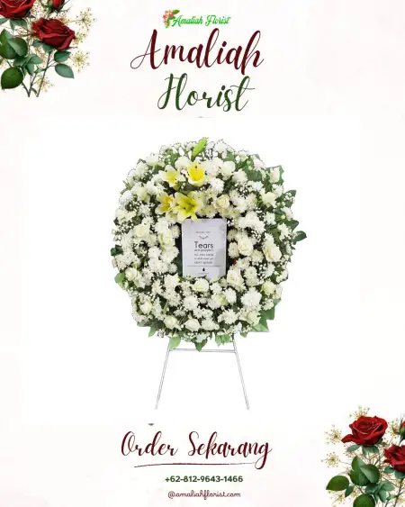 Krans Bunga Duka Argatawang